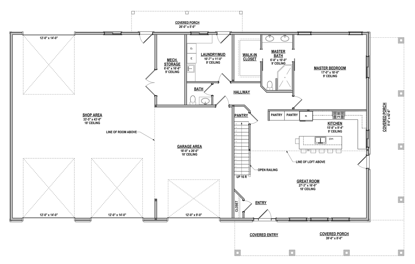 DR-115 Murphy Barndominium House Plan