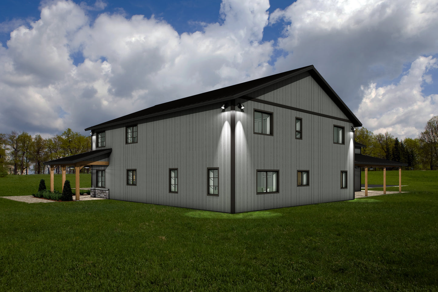 DR-117 Darius Barndominium House Plan