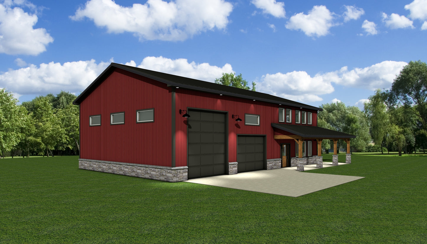 DR-118 Ivy Barndominium House Plan