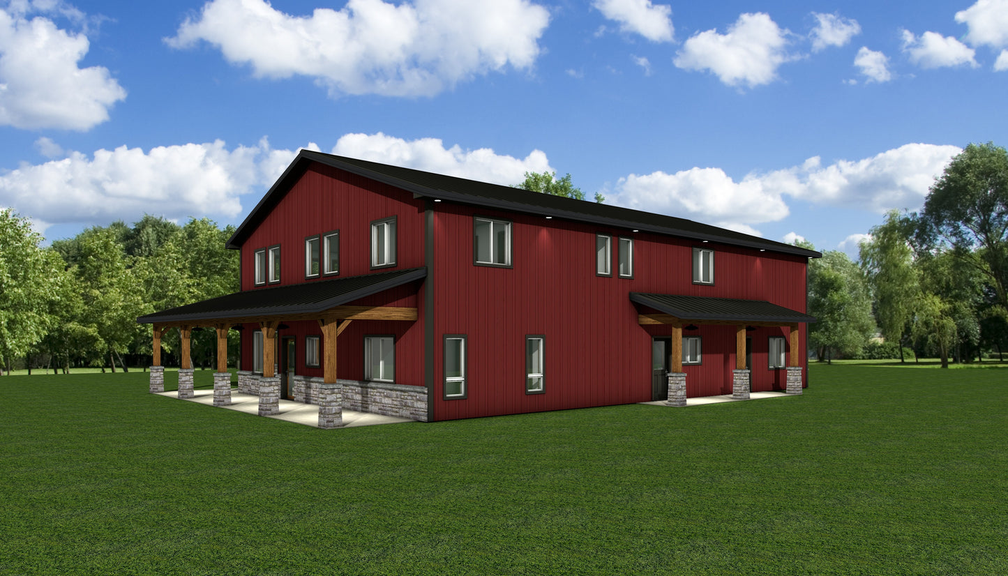DR-118 Ivy Barndominium House Plan