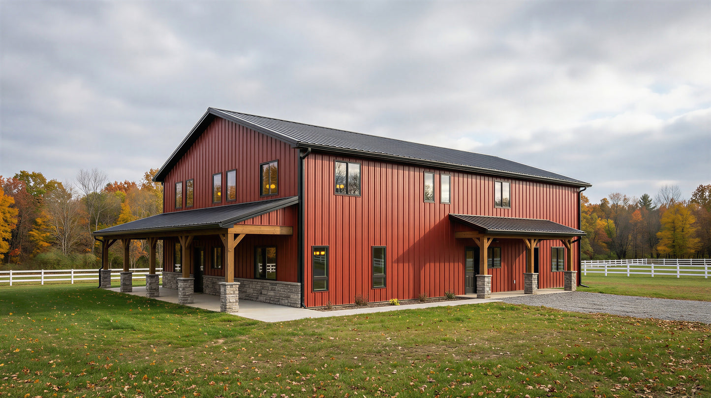 DR-118 Ivy Barndominium House Plan