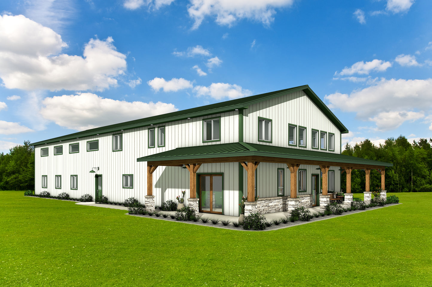 DR-119 Elvis Barndominium House Plan