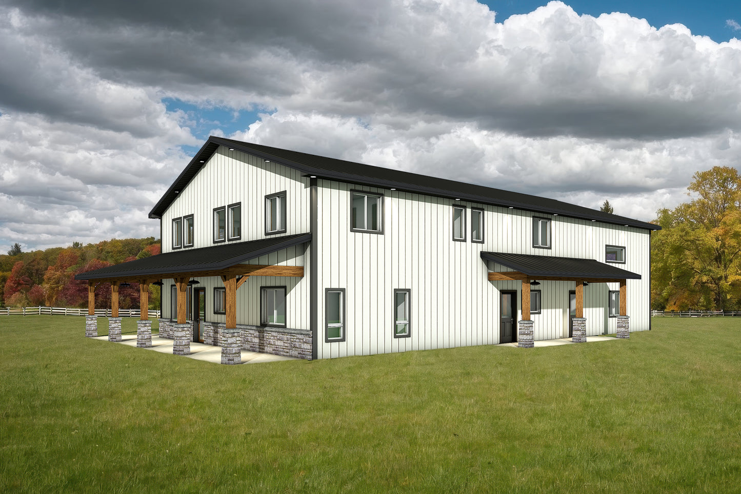 DR-122 Rachel Barndominium House Plan