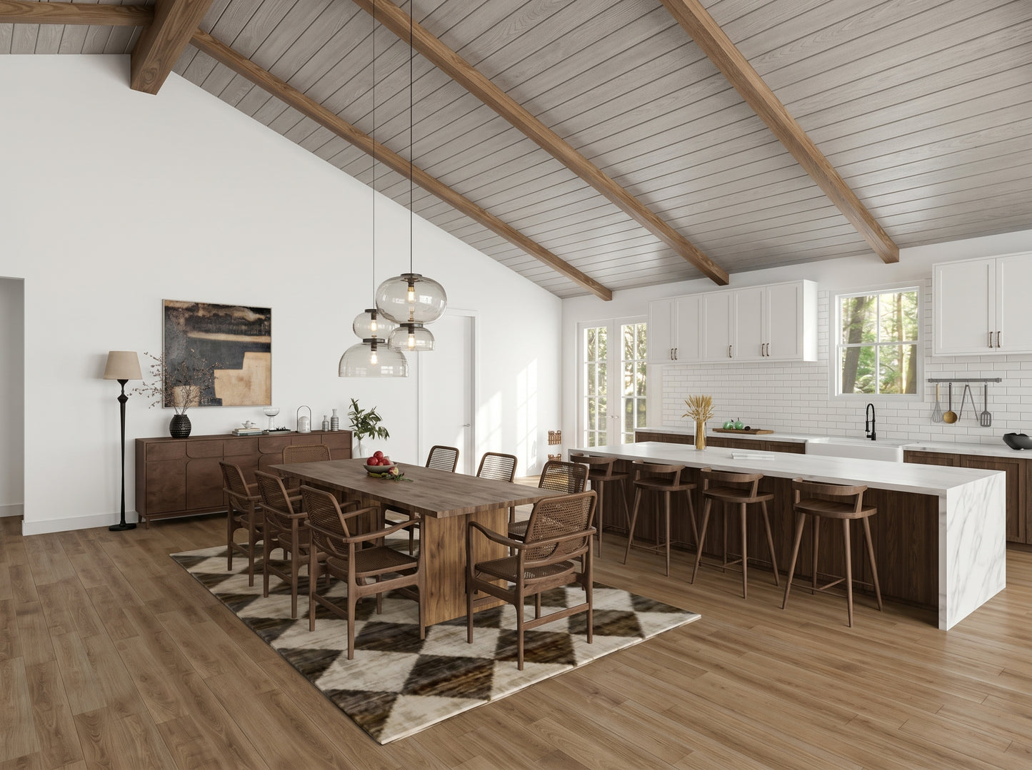 BCO-40186-T Trace Barndominium House Plan