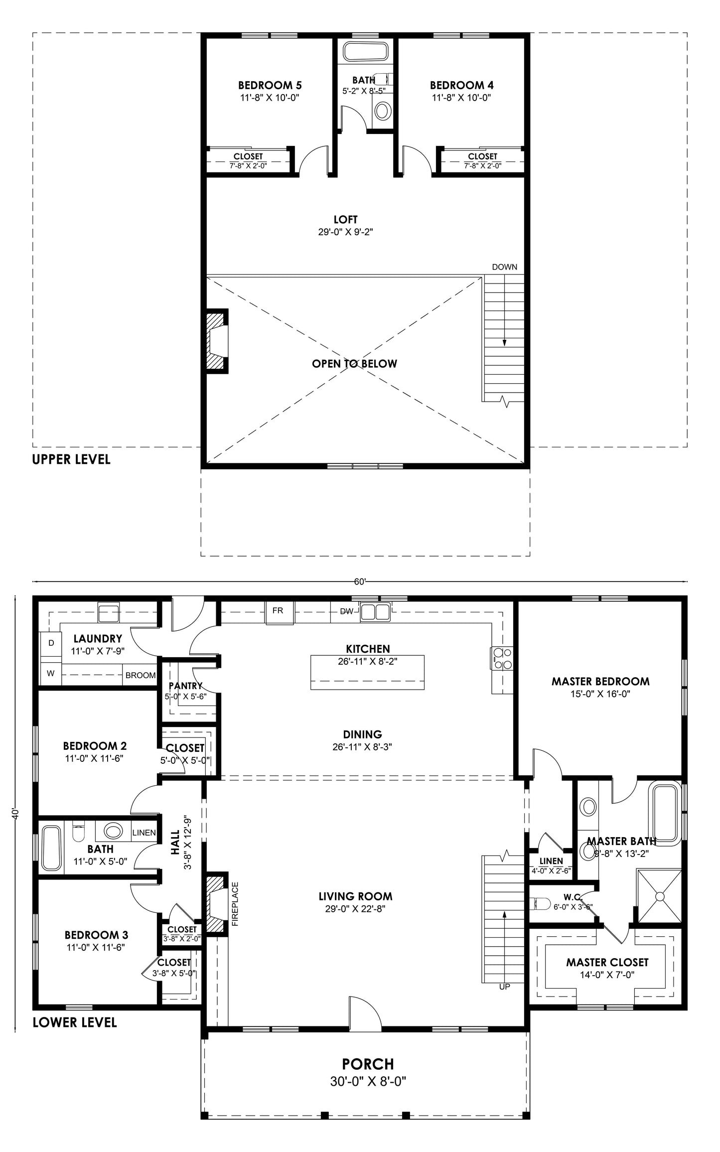 FH-00102 Ericson Farmhouse Plan