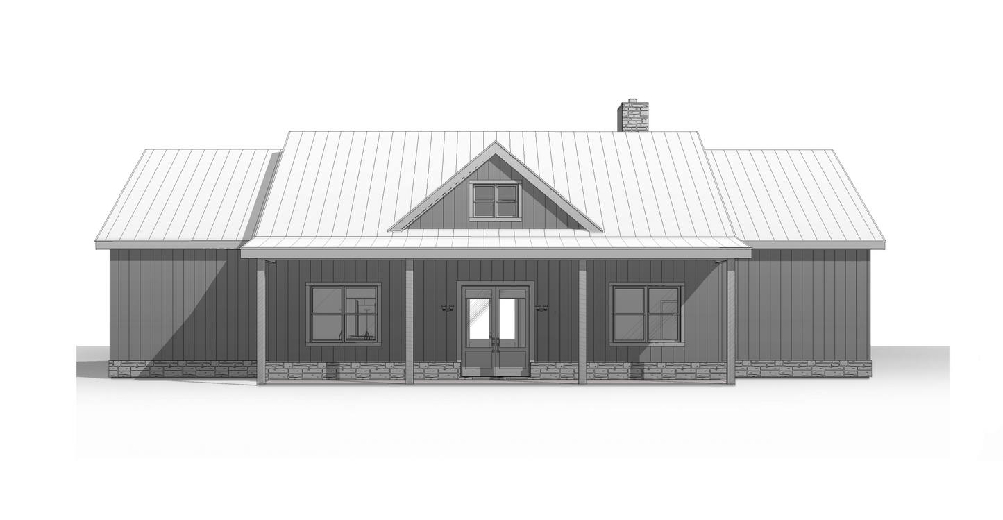 FH-00104-N Nick Barndominium House Plan