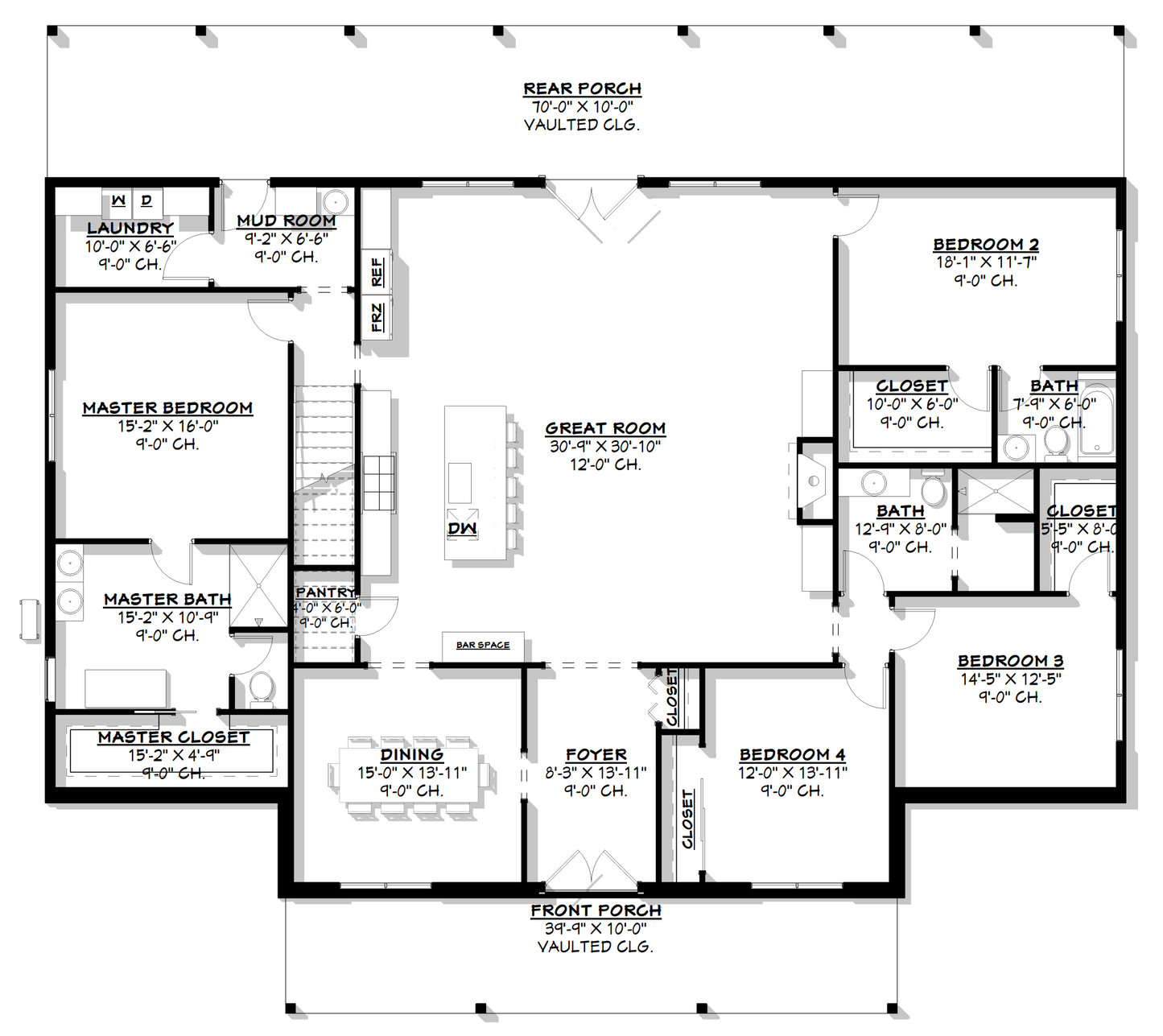FH-00104-N Nick Barndominium House Plan