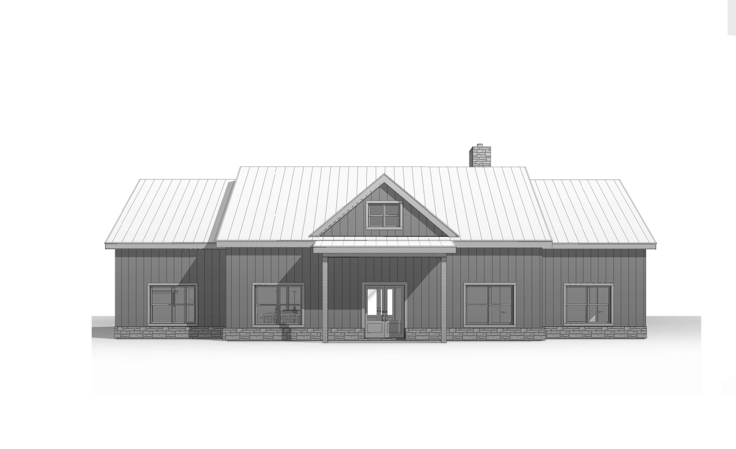 FH-00104 William Farmhouse Plan