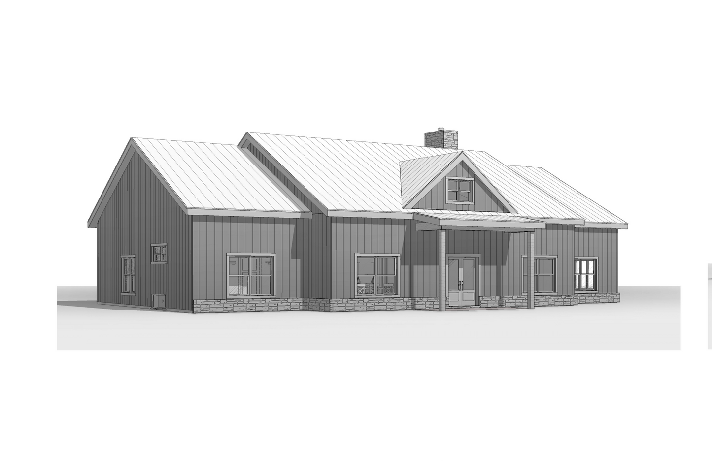 FH-00104 William Farmhouse Plan