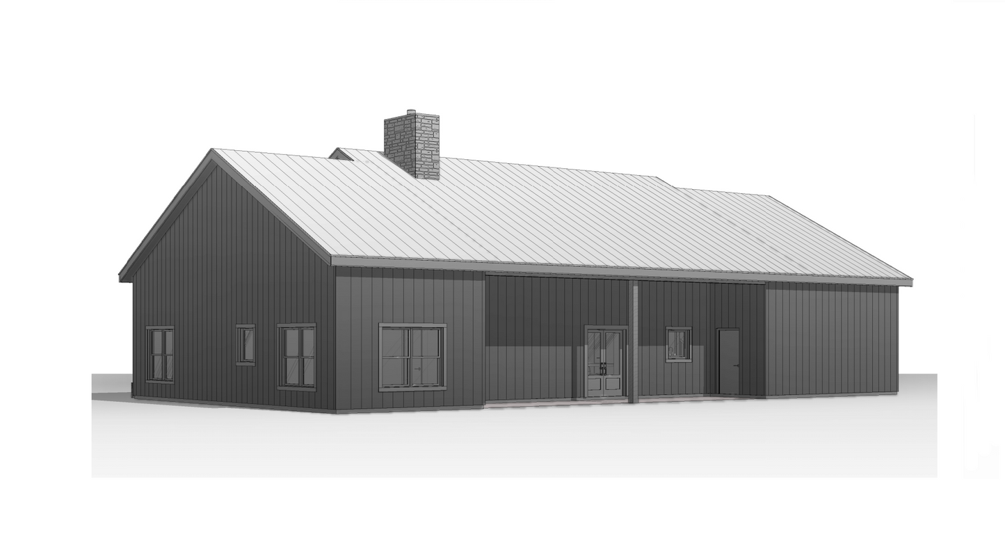 FH-00104 William Farmhouse Plan