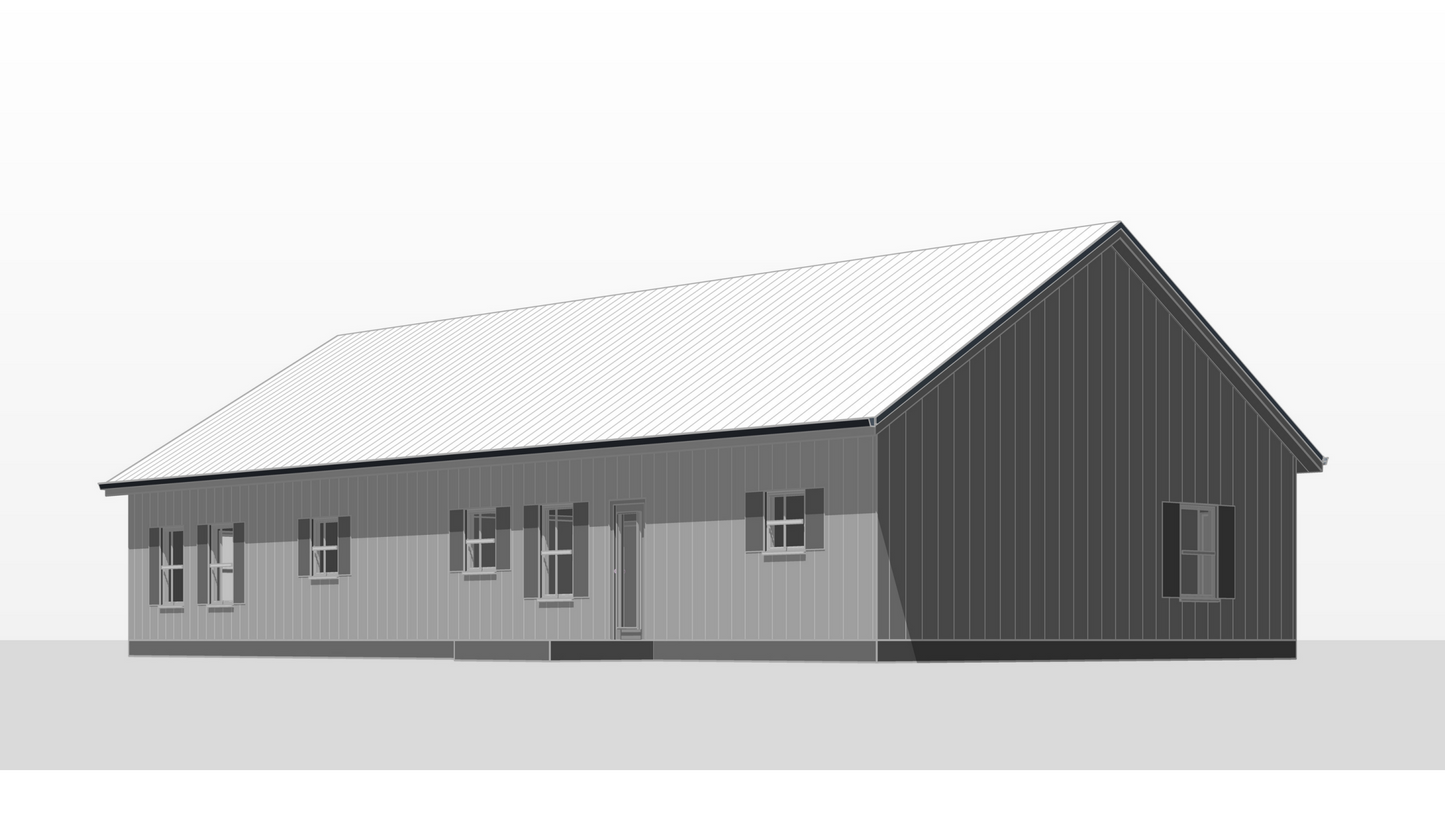 FH-00113-B Brenda Farmhouse Plan