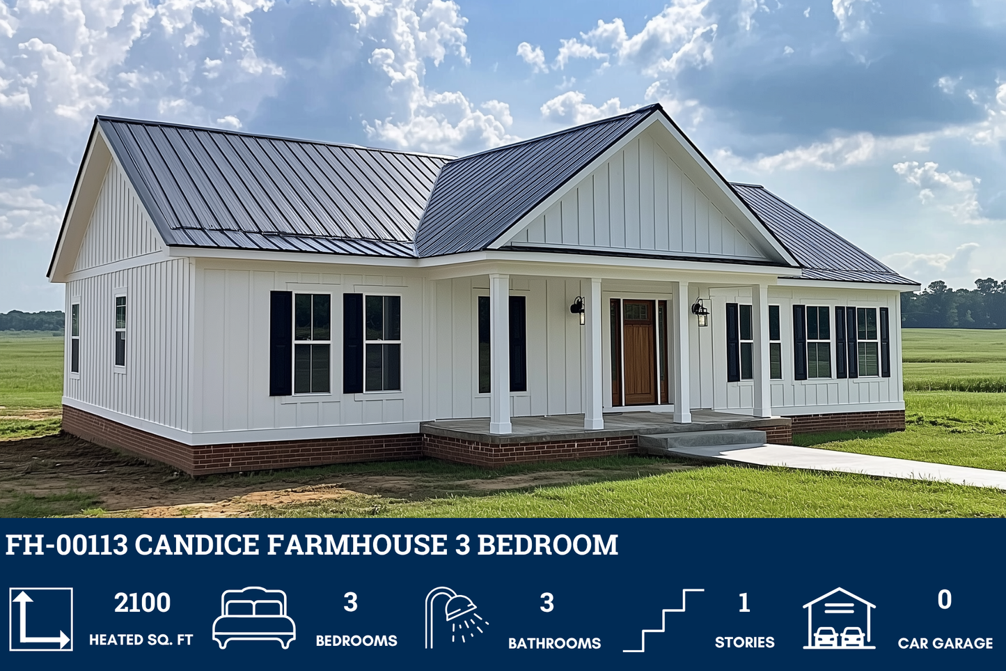 FH-00113 Candice Farmhouse Plan