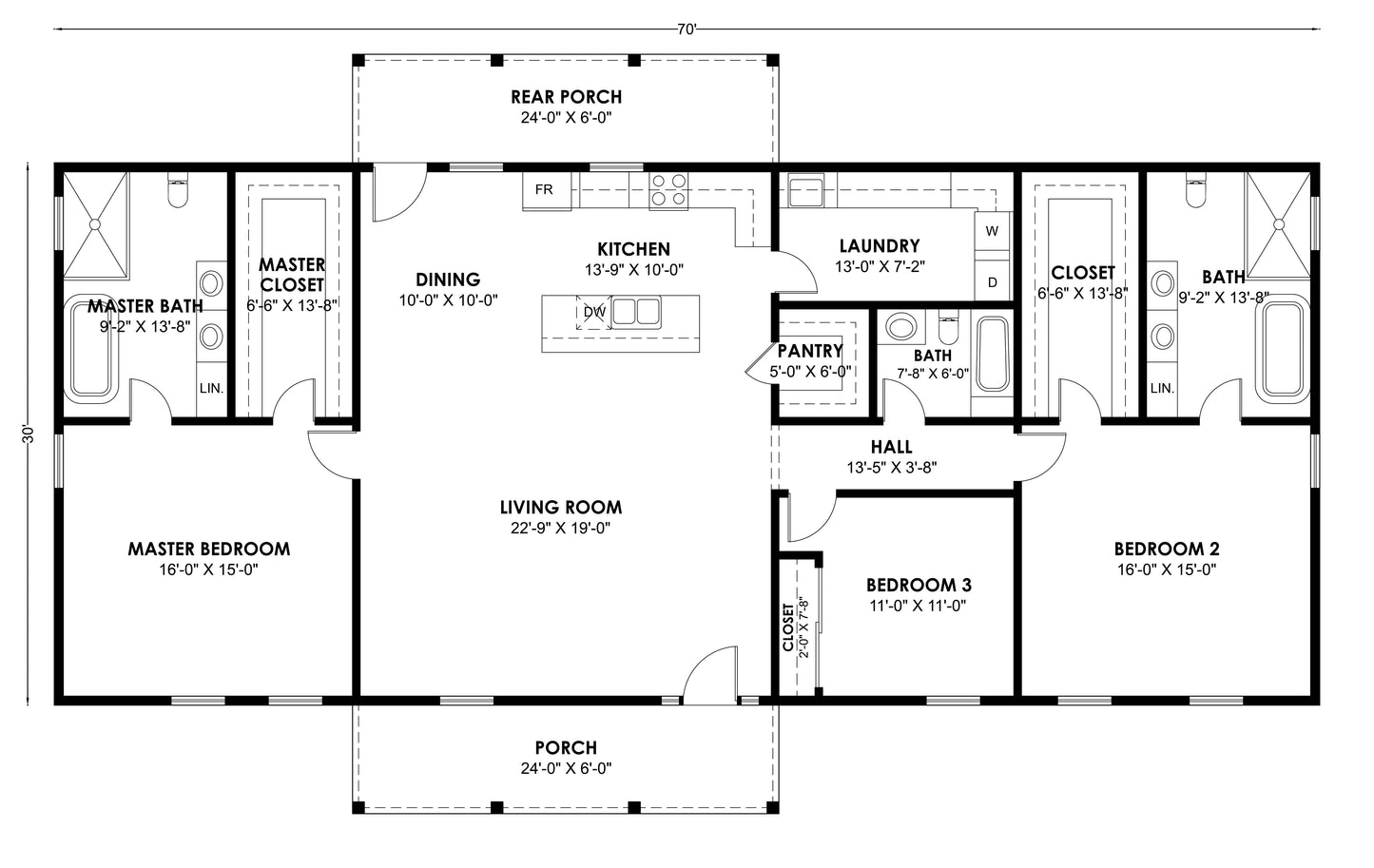 FH-00113 Candice Farmhouse Plan