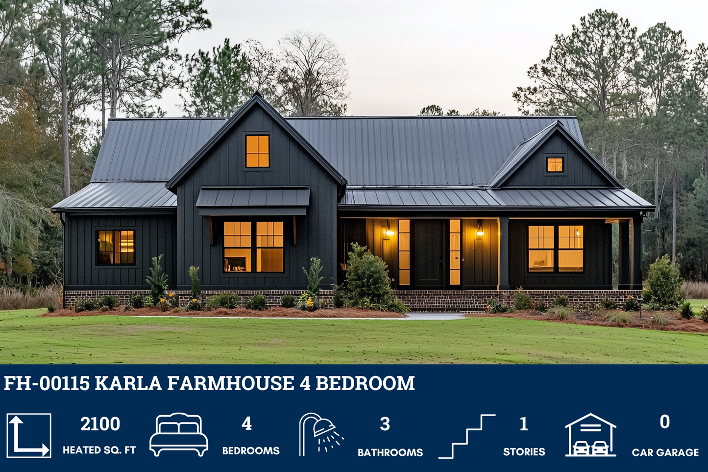 FH-00115 Karla Farmhouse Plan