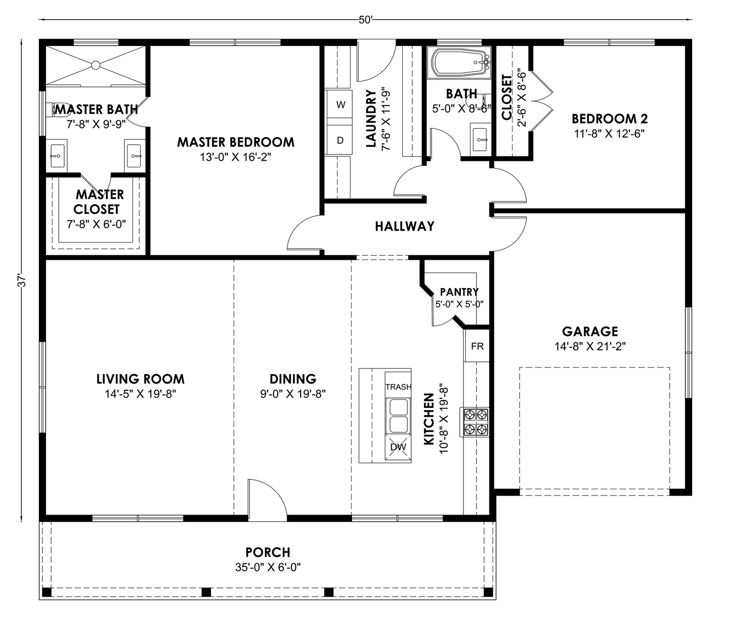 FH-00147 Farmhouse Plan