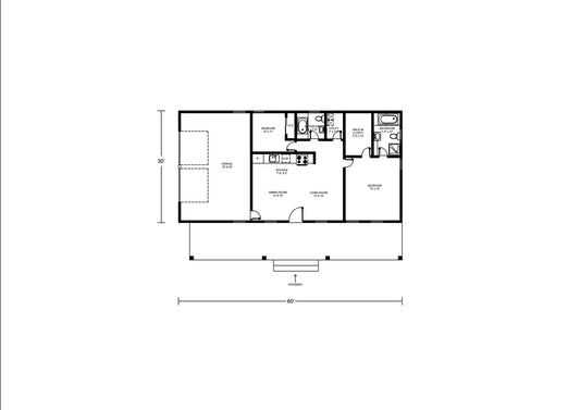 BCO-40006 Barndominium House Plan