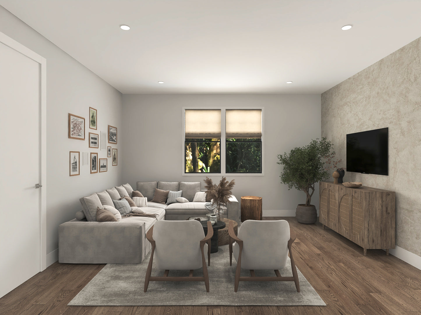 PL-61313 Pinewood Barndominium House Plan