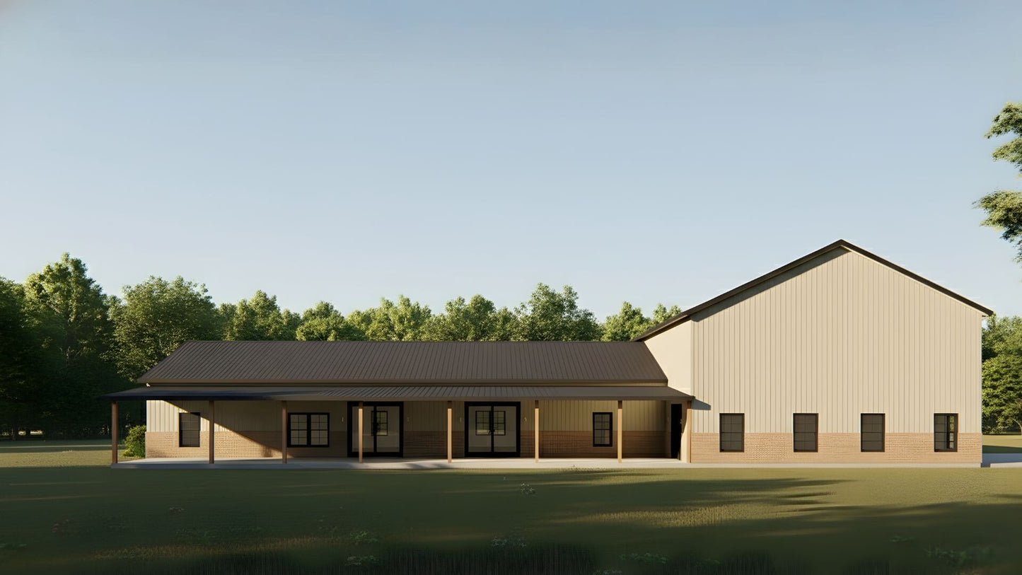 GJ-4401 Grant Barndominium House Plan