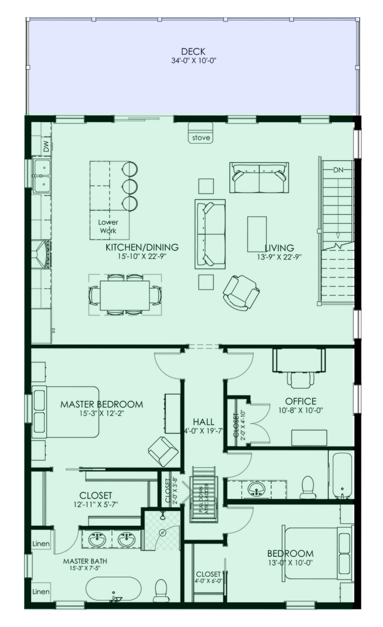 GJ-4404 Wallace Barndominium House Plan