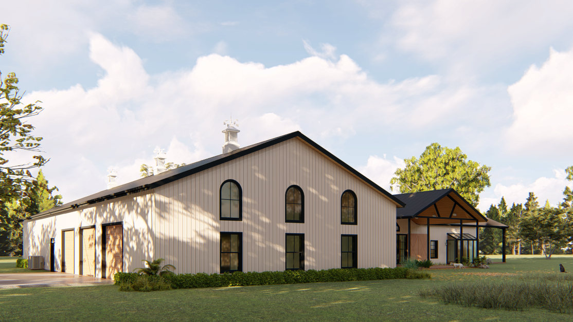 GJ-4406 Jefferson Barndominium House Plan