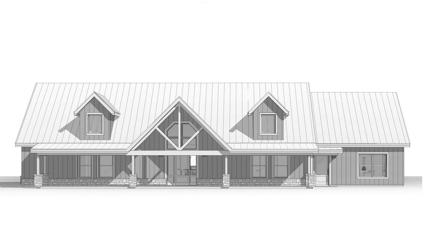 GS-8011 Steven Barndominium House Plan