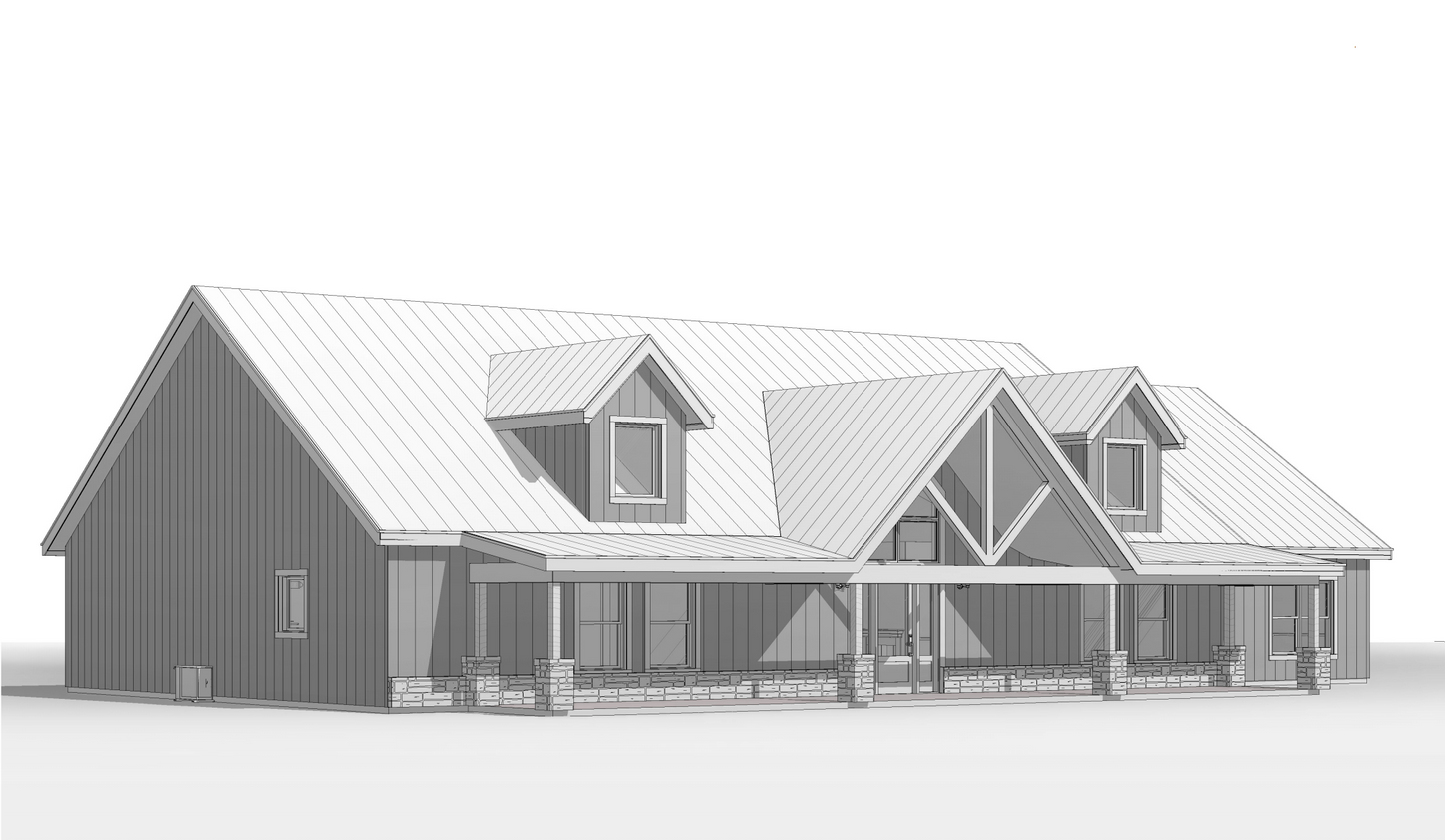 GS-8011 Steven Barndominium House Plan