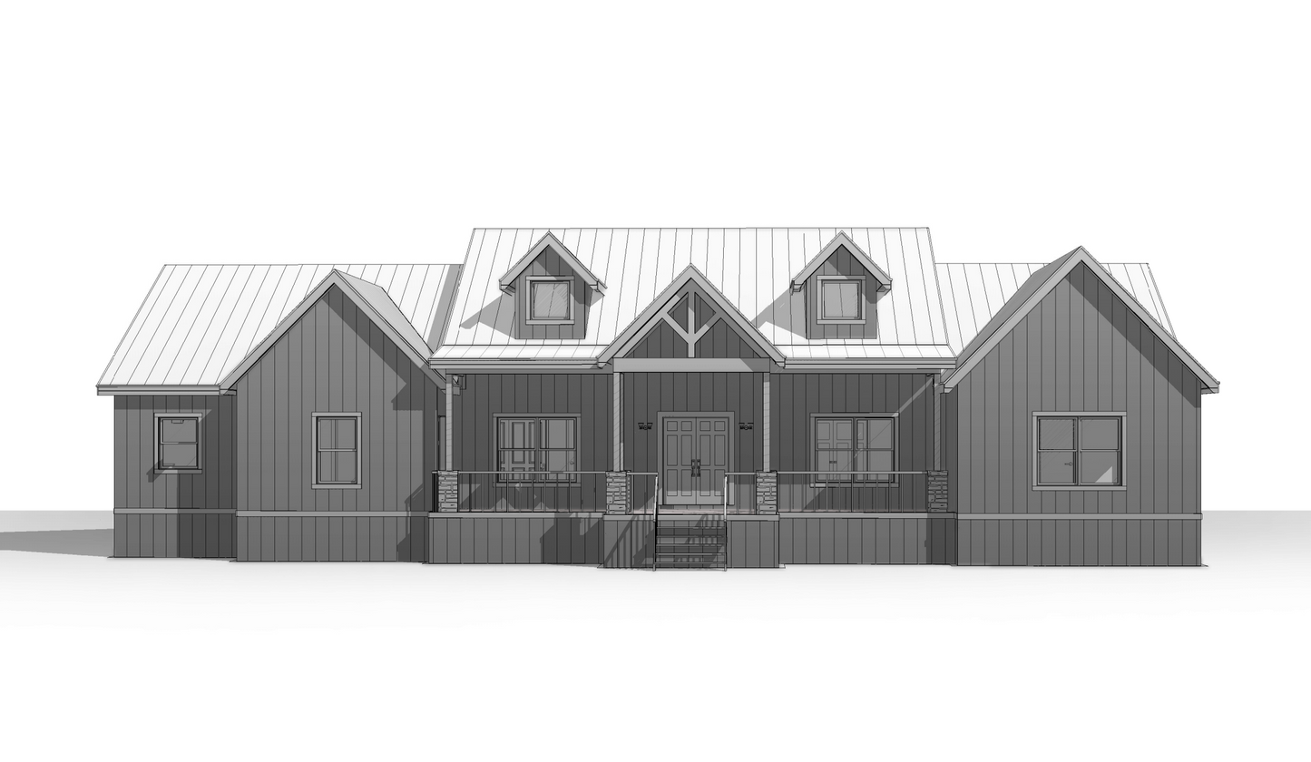 GS-8012 Florence Barndominium House Plan