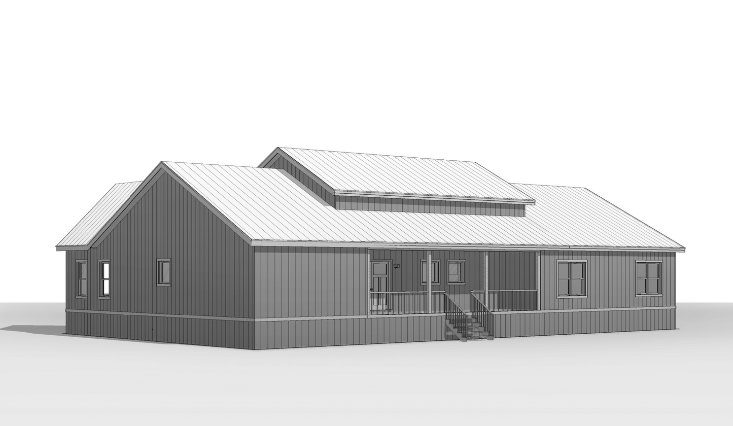 GS-8012 Florence Barndominium House Plan