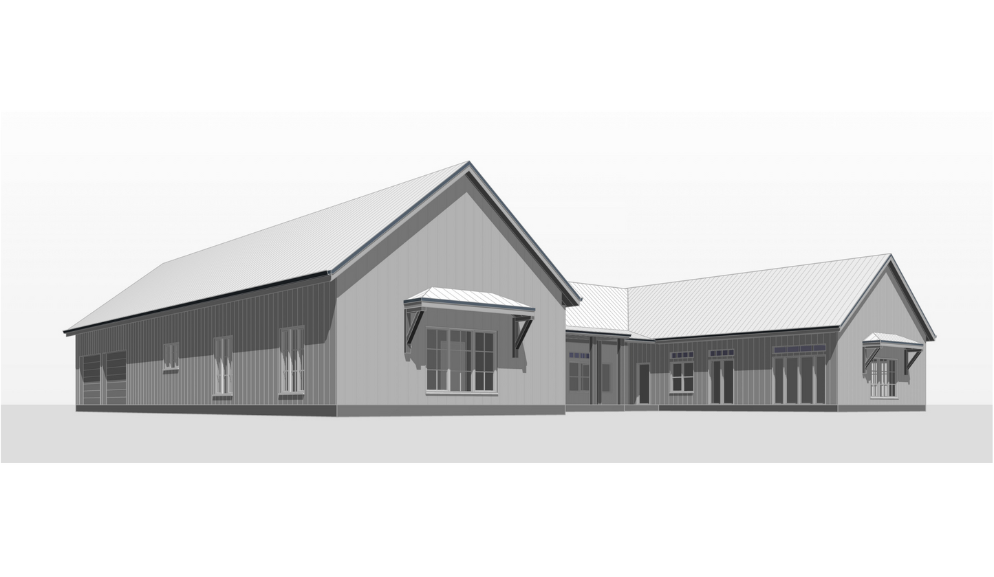HB-40501 Bernice Barndominium House Plan