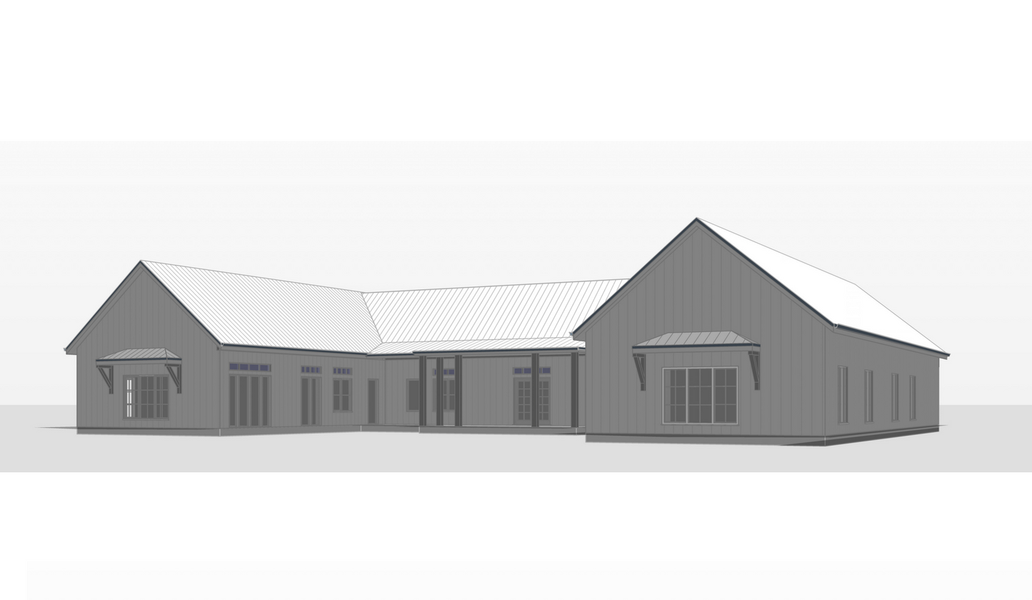 HB-40501 Bernice Barndominium House Plan