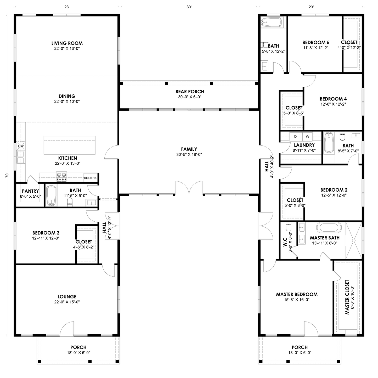 HB-40503 Barndominium House Plan