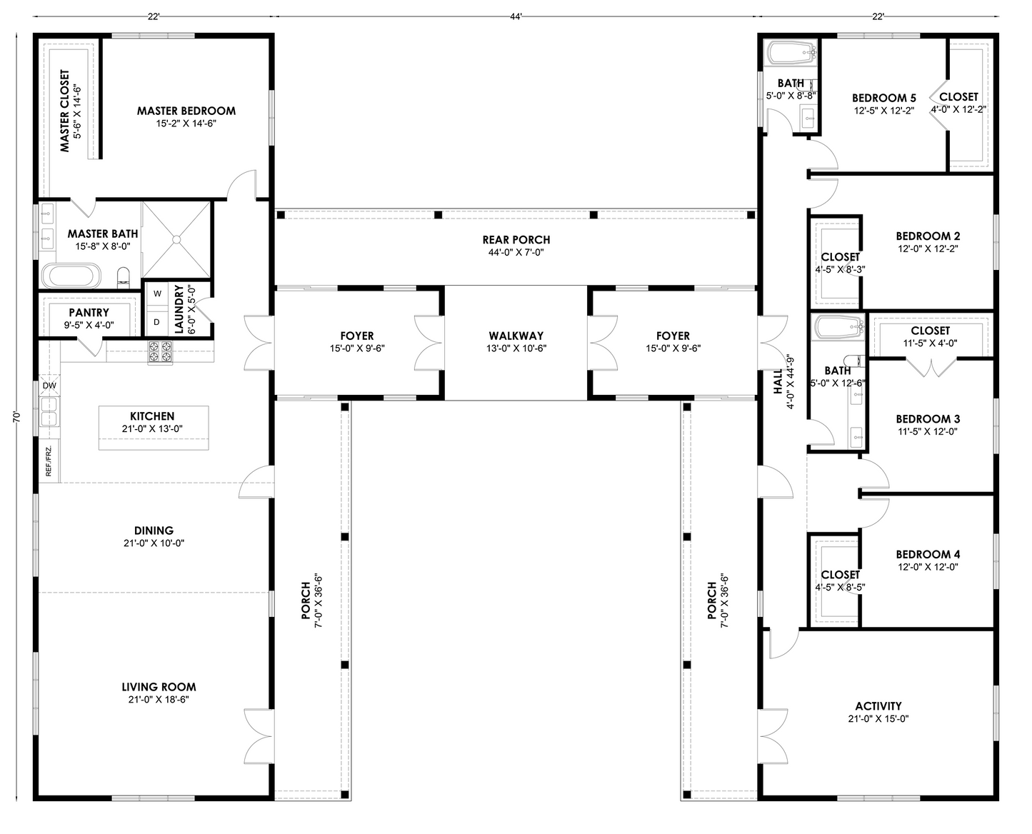 HB-40505 Barndominium House Plan