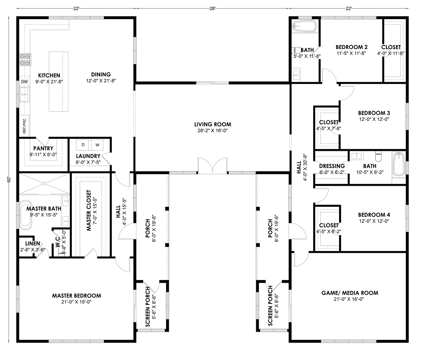 HB-40509 Barndominium House Plan