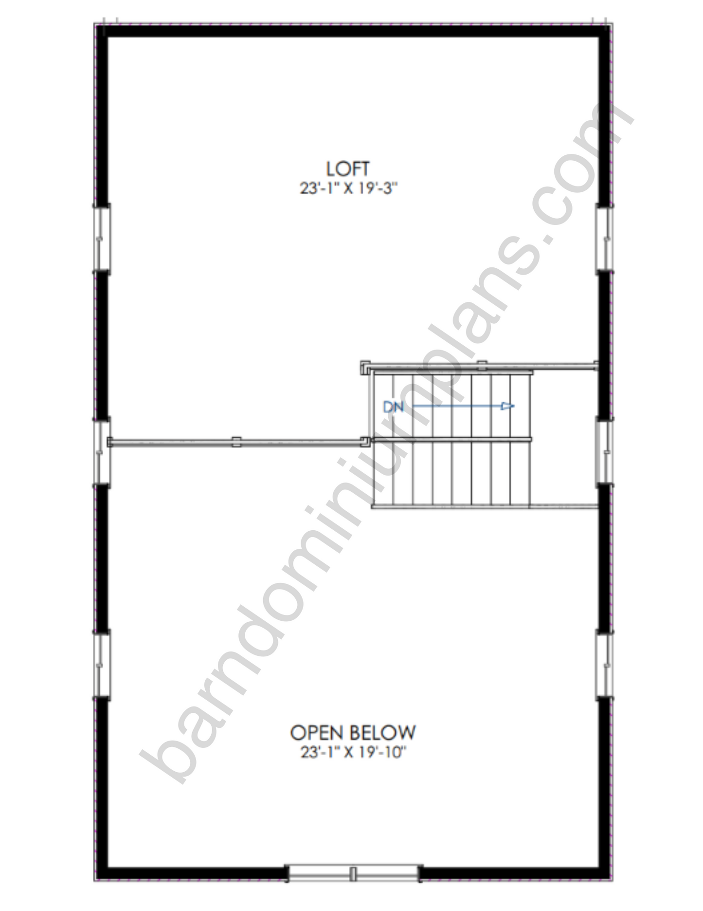 HC-24005 Tuscaloosa Barndominium House Plan