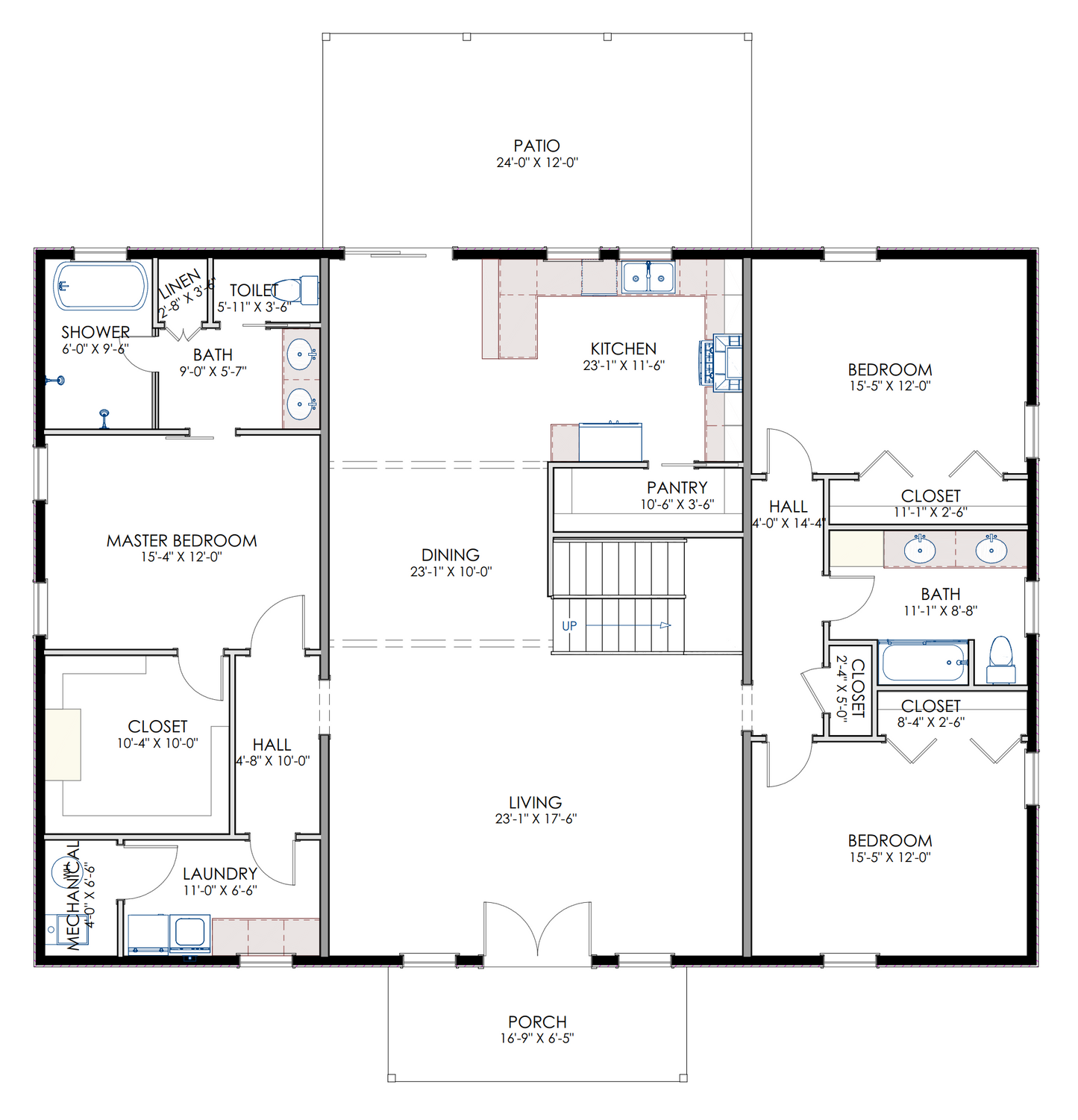 HC-24005 Tuscaloosa Barndominium House Plan