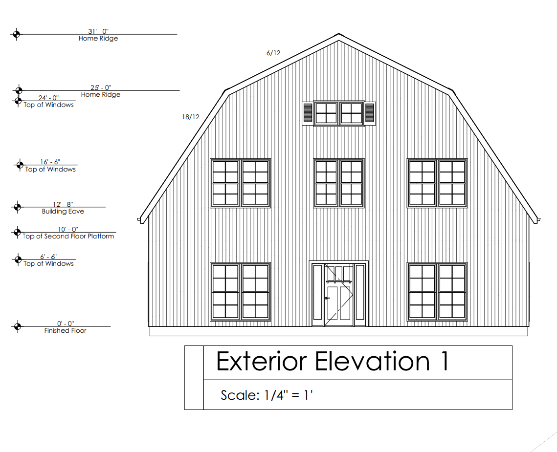 HC-24006 New Orleans Barndominium House Plan