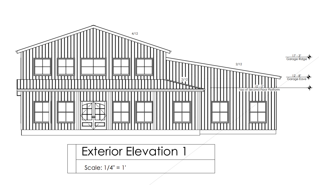 HC-24007 Manhattan Barndominium House Plan