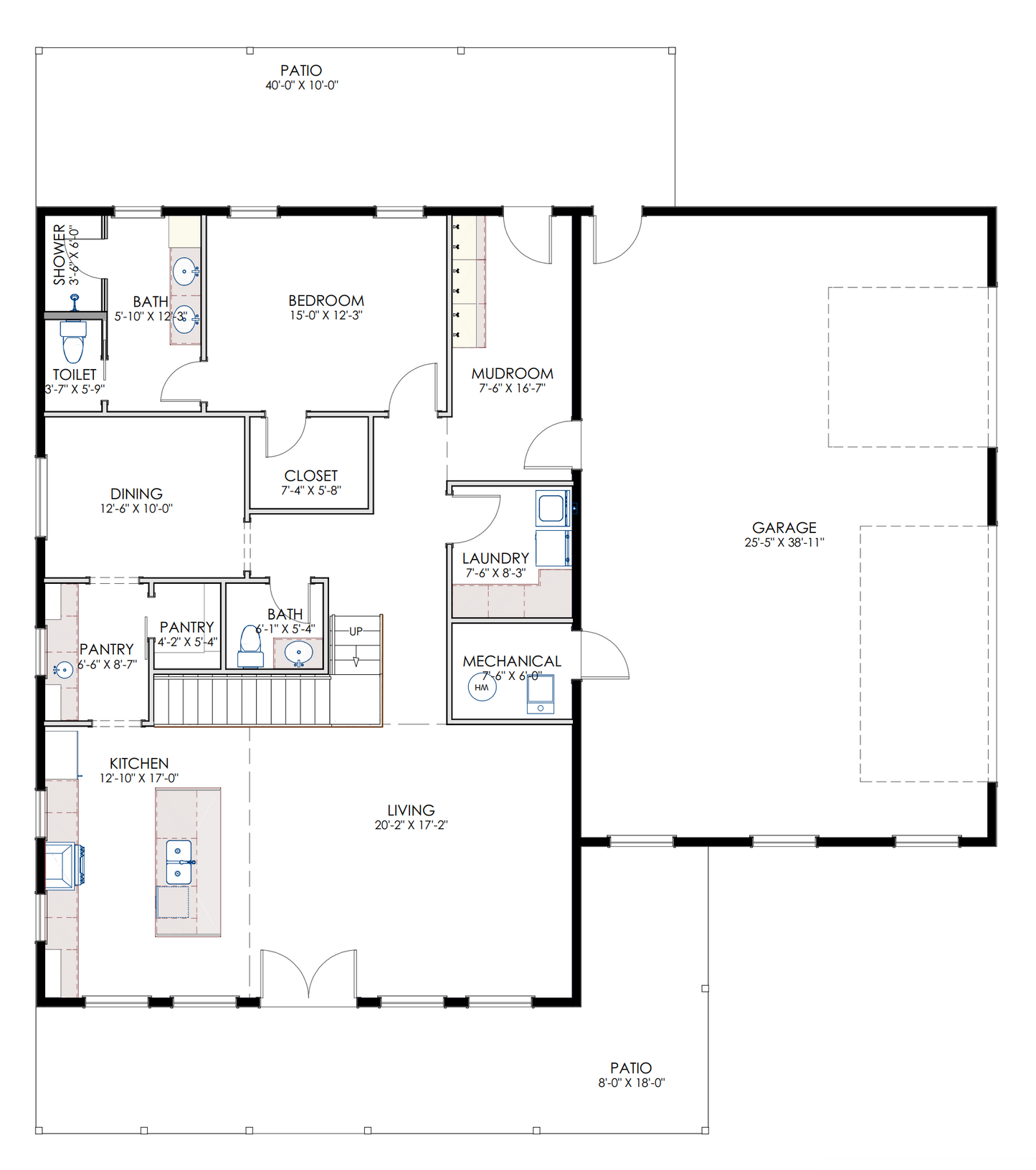 HC-24007 Manhattan Barndominium House Plan