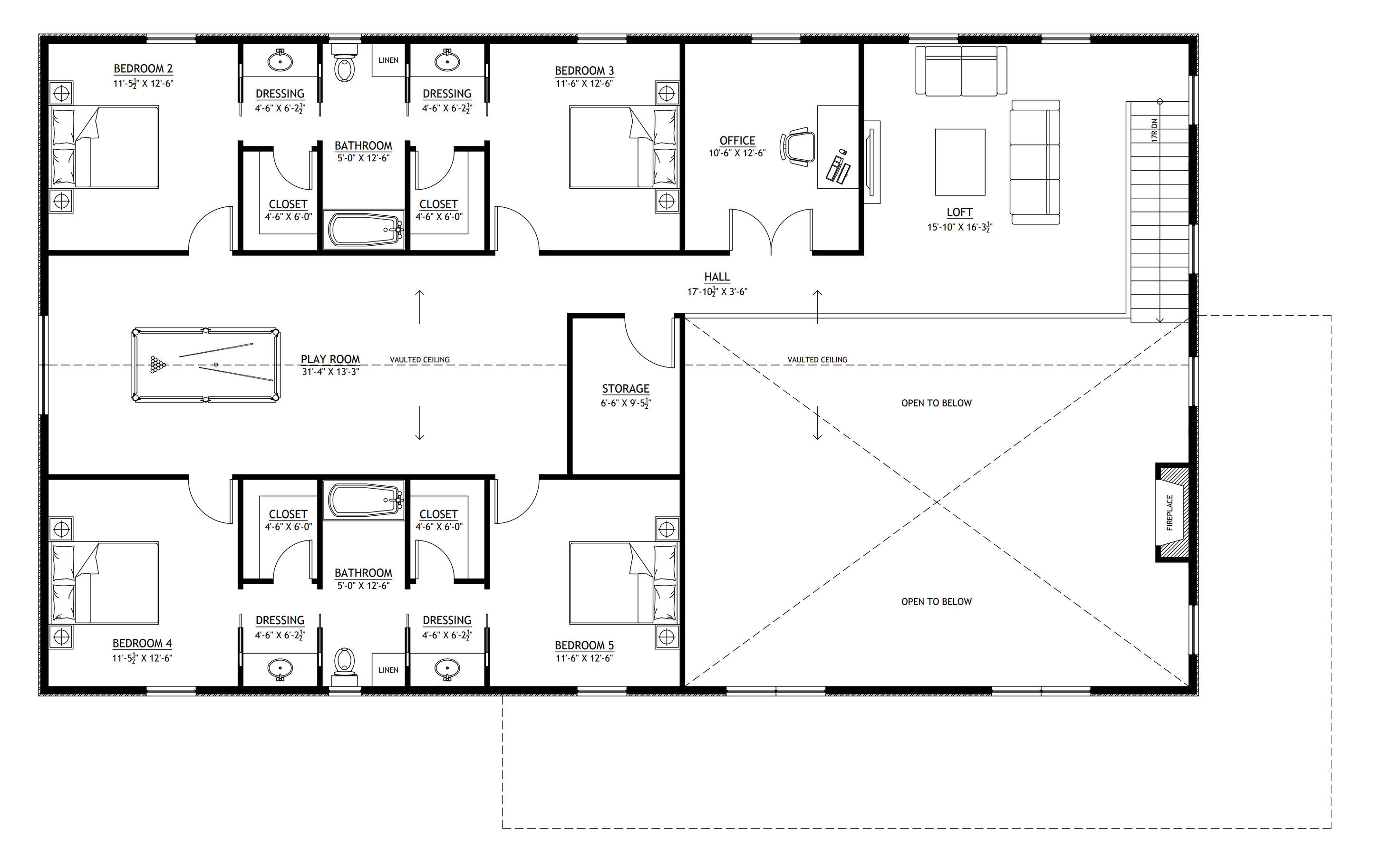 HC-24008-M Marcellus Barndominium House Plan – Barndominium Plans