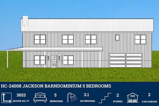 HC-24008 Jackson Barndominium House Plan