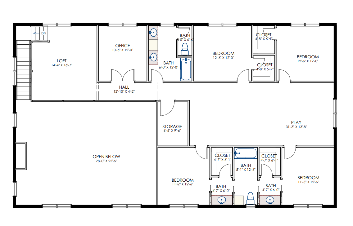 HC-24008 Jackson Barndominium House Plan