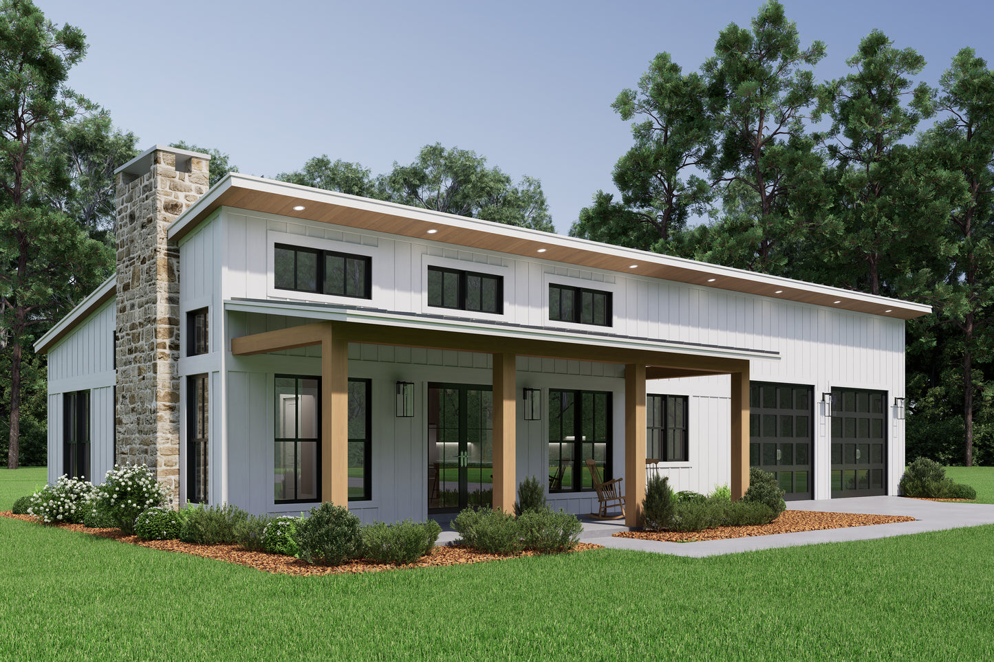 HPZ-22003 Rhodes Barndominium House Plan