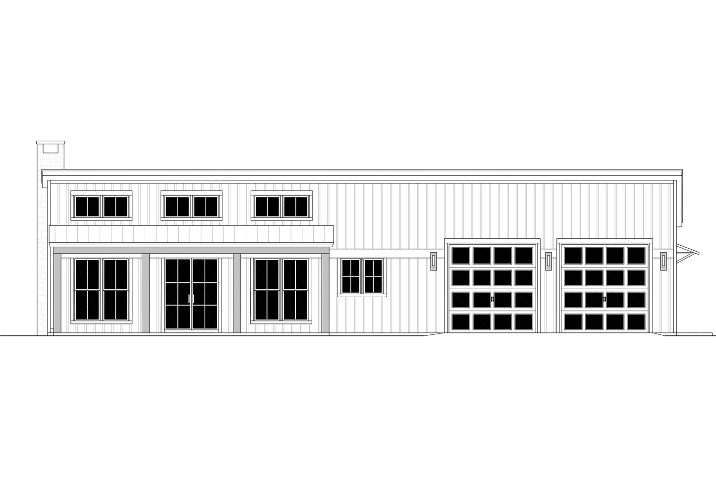 HPZ-22003 Rhodes Barndominium House Plan