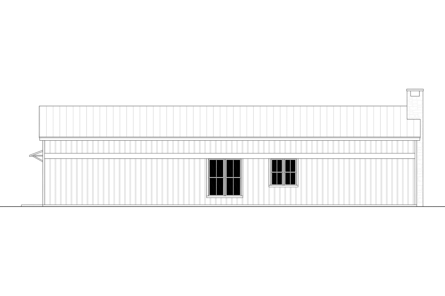 HPZ-22003 Rhodes Barndominium House Plan