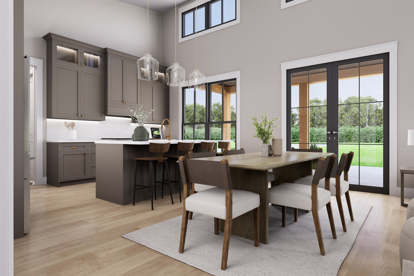 HPZ-22003 Rhodes Barndominium House Plan