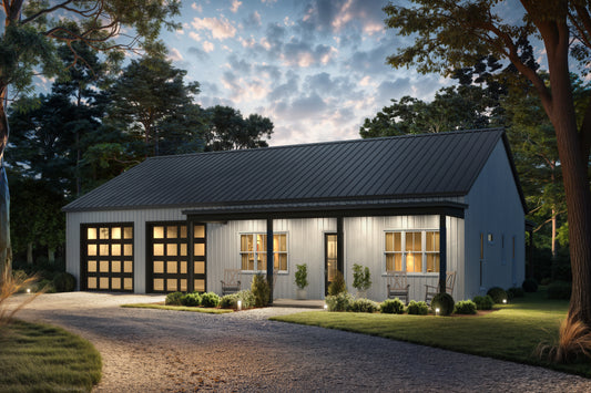 HPZ-22004 Krista Barndominium House Plan