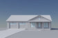 HPZ-22005 Daphne Barndominium House Plan