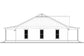 HPZ-22005 Daphne Barndominium House Plan