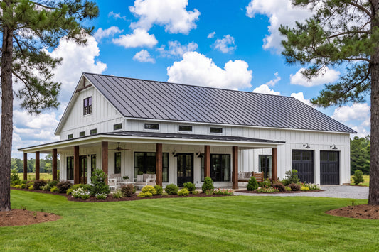 HPZ-22011 Reid Barndominium House Plan