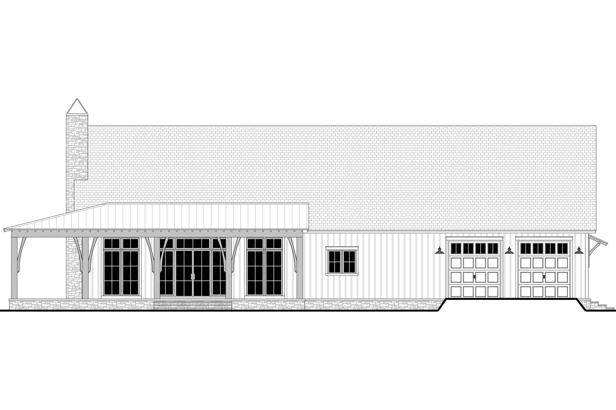 HPZ-22015 Dan Barndominium House Plan – Barndominium Plans